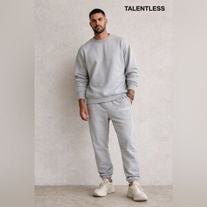 TALENTLESS Light Gray Fleece Jogger Pants
BB8